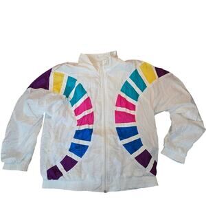 Vintage Lavon Windbreaker Track Jacket Women's Size M